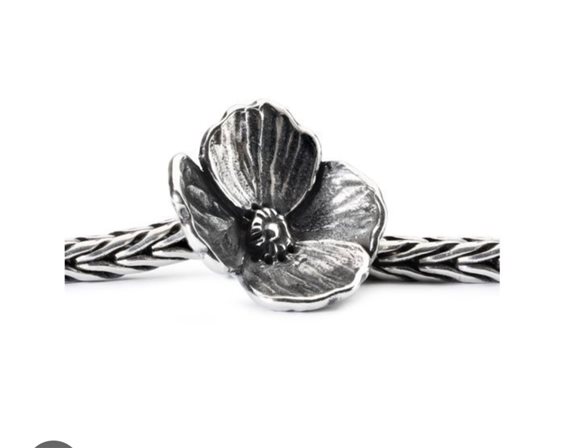 Charm Trollbeads in Argento FIORE DELL AMORE - FIORE DELL AMORE
